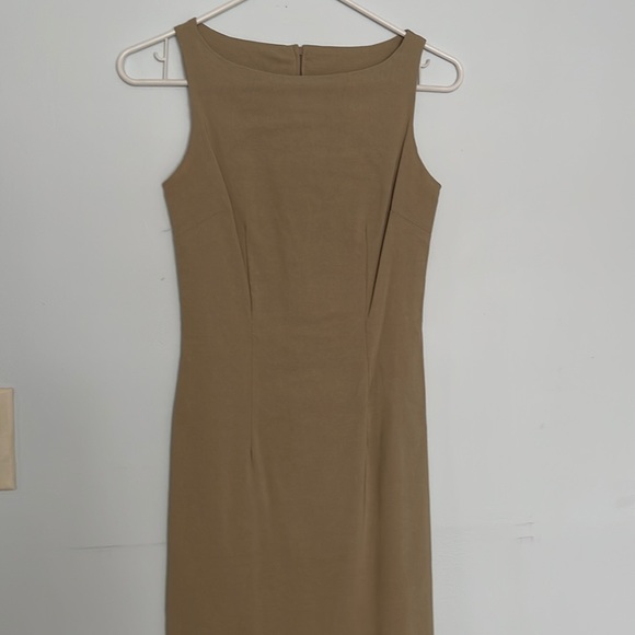Forever 21 tan midi dress - Picture 1 of 7